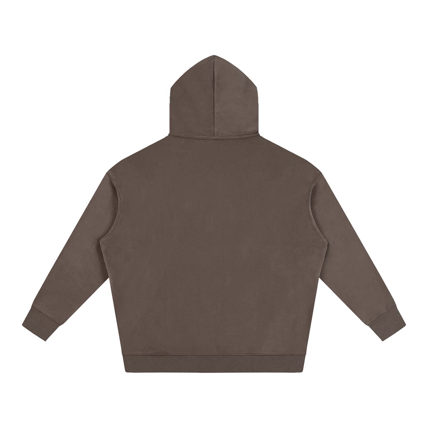 Oversize Fleeced Hoodie Red Logo