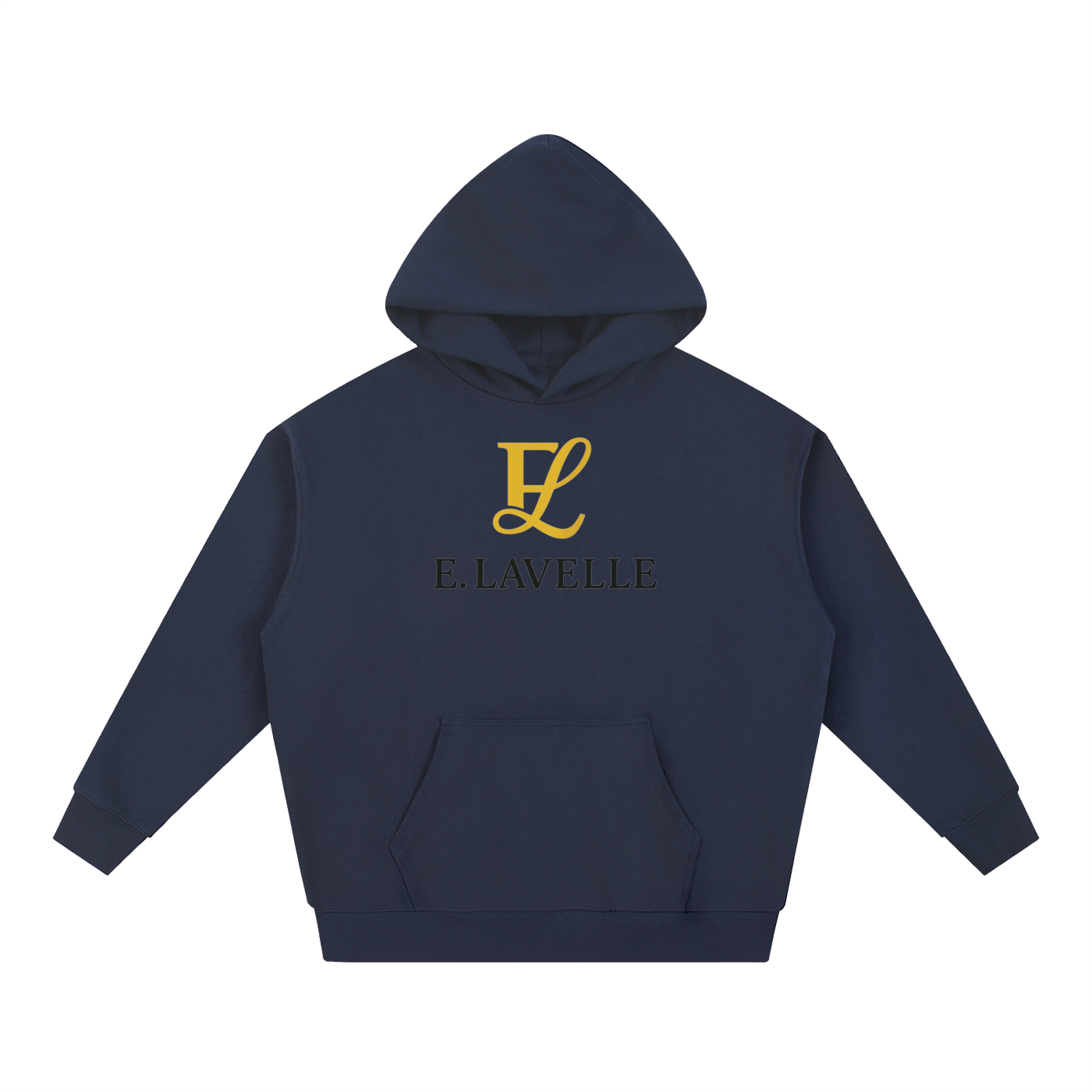 ELavelleEssential Heavyweight Hoodie Gold Logo