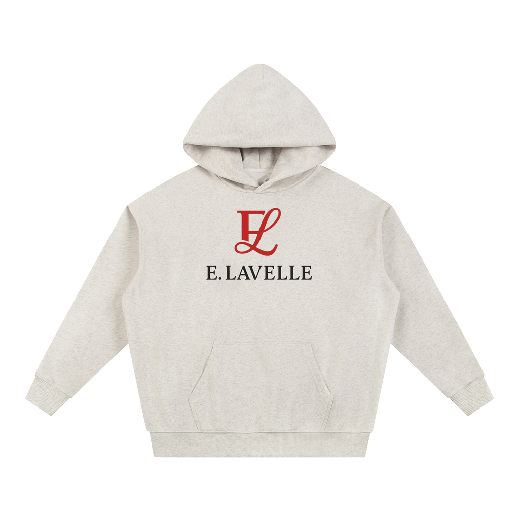 ELavelle Essential Heavyweight Hoodie Red Logo