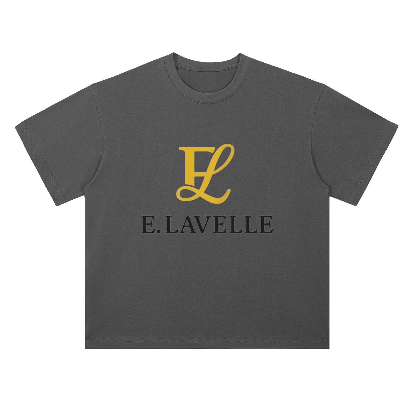 Heavyweight Drop Shoulder Cotton T-Shirt Gold