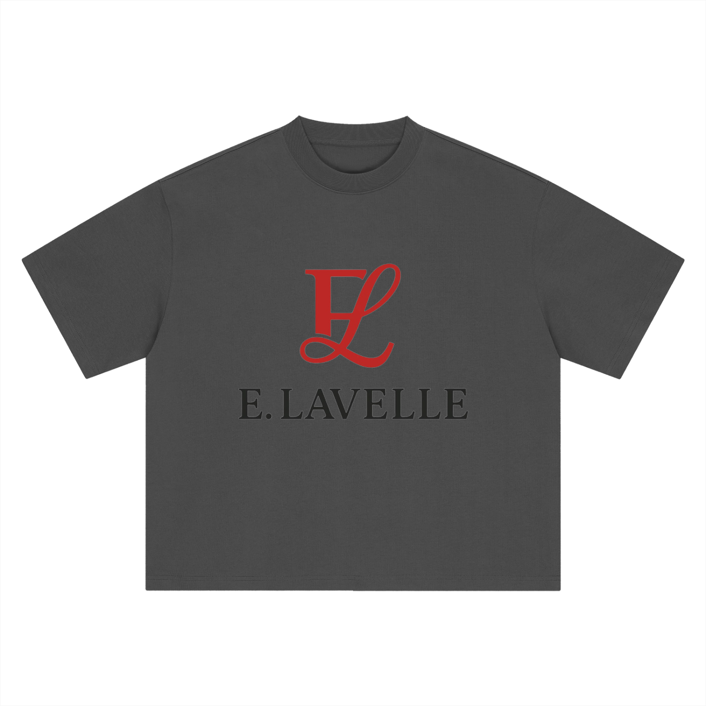 Boxy Oversized T-Shirt Red Logo