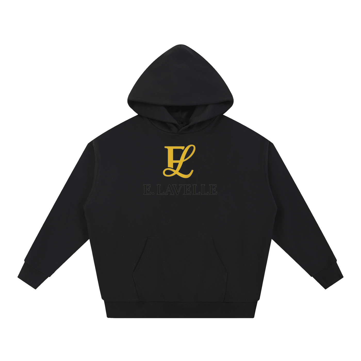 ELavelleEssential Heavyweight Hoodie Gold Logo
