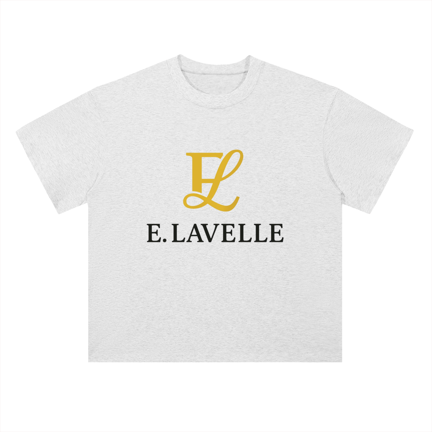 Heavyweight Drop Shoulder Cotton T-Shirt Gold
