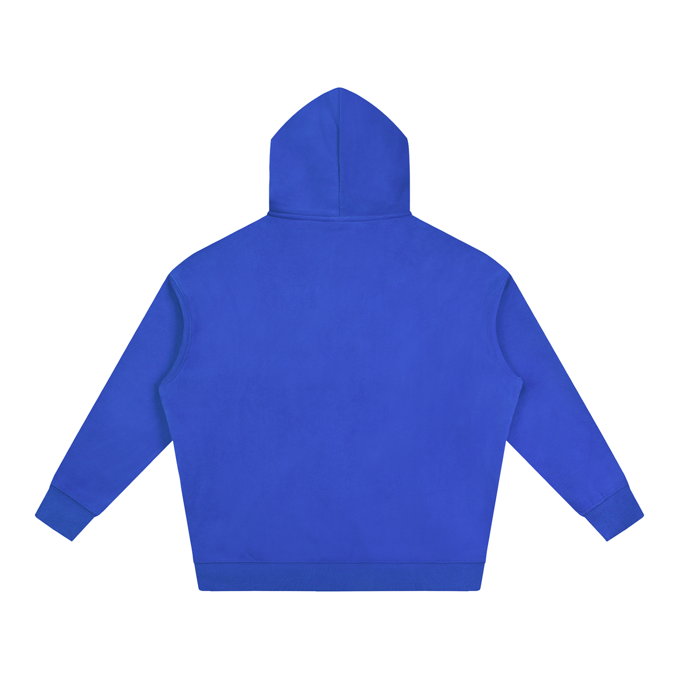 Oversize Fleeced Hoodie Red Logo