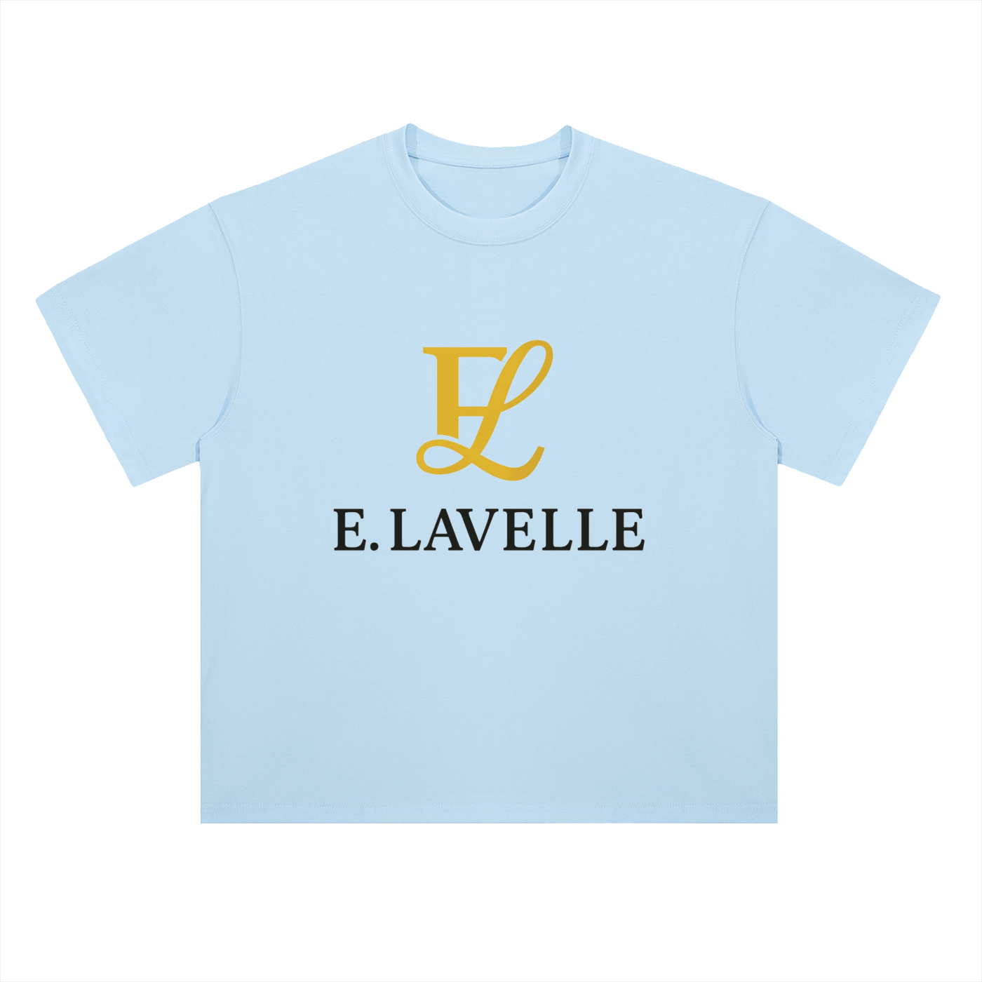Heavyweight Drop Shoulder Cotton T-Shirt Gold