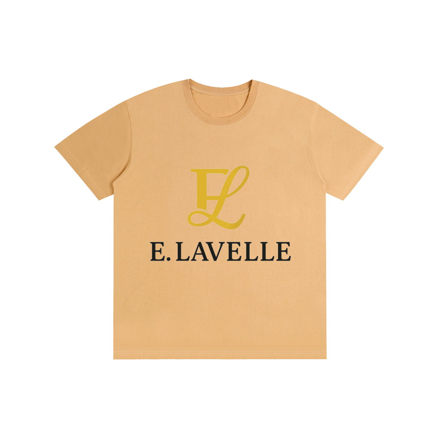 Pure Cotton Unisex T-Shirt Gold Logo
