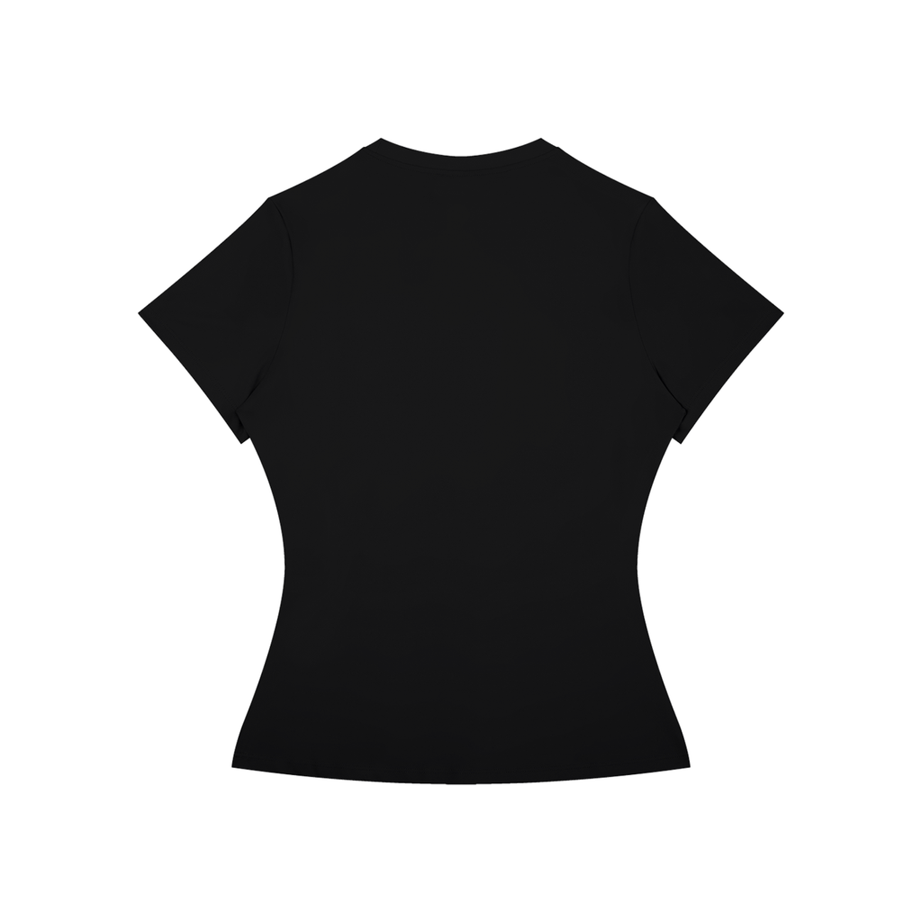 Women’s Slim Fit Performance T-Shirt Gold Logo