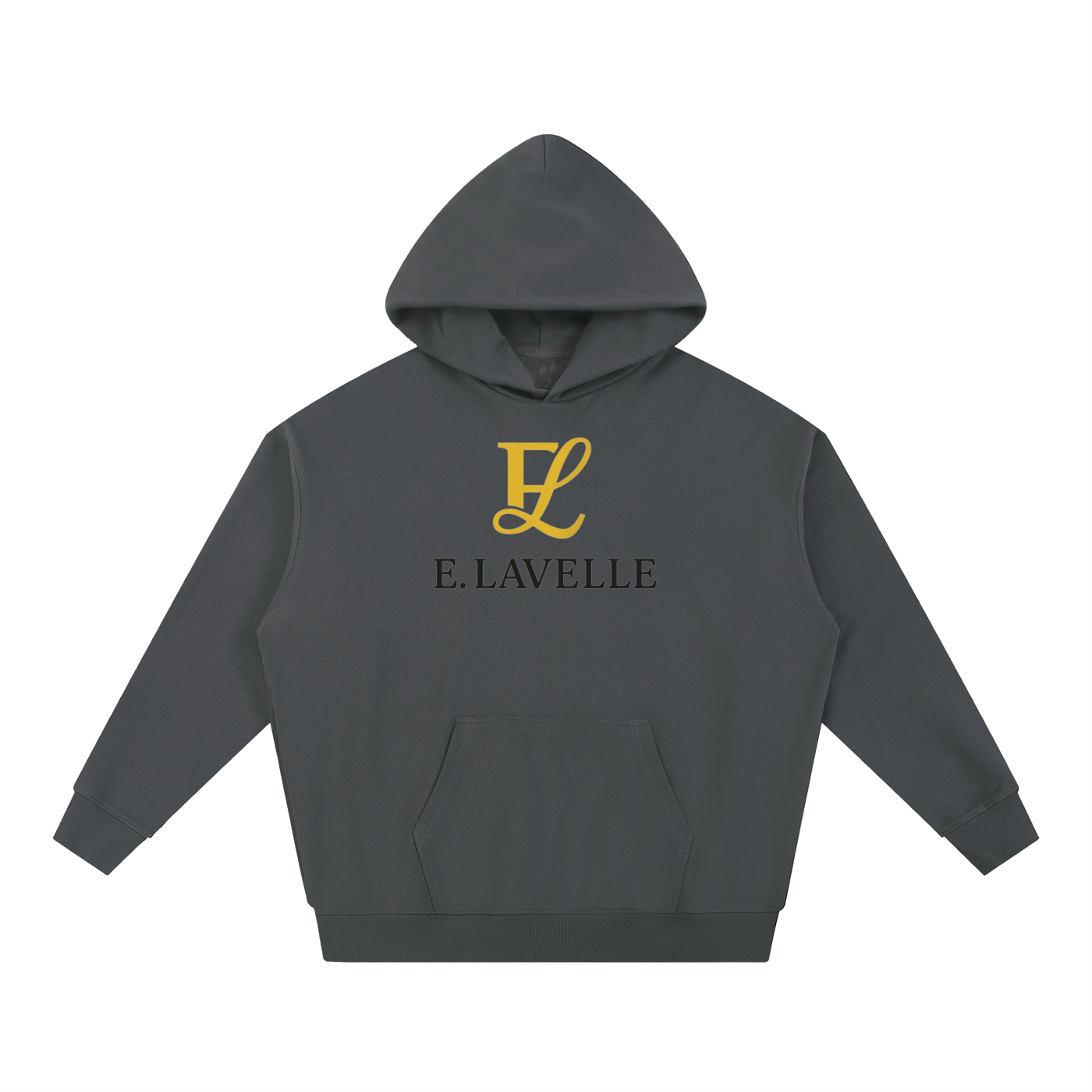 ELavelleEssential Heavyweight Hoodie Gold Logo