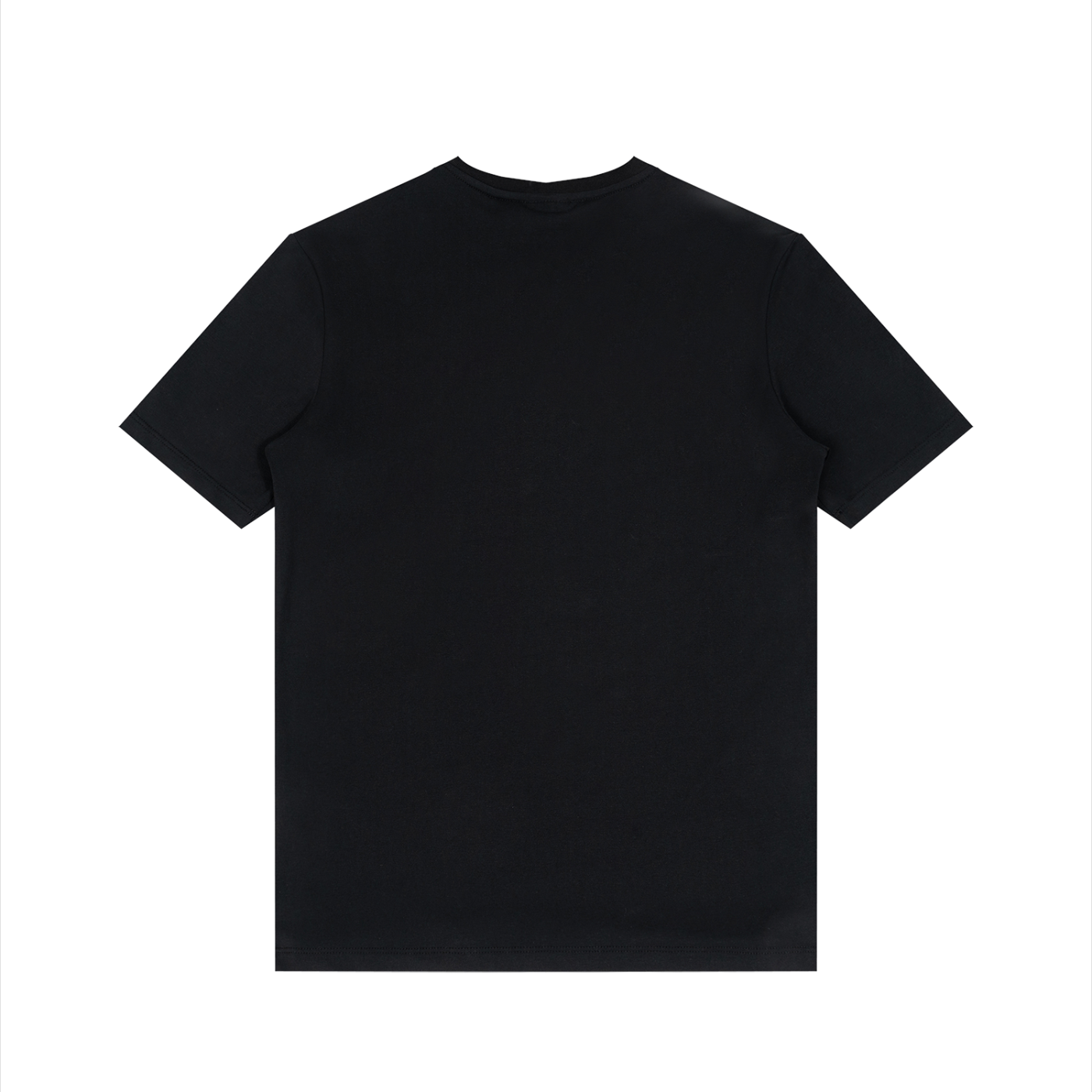 Men's Solid V-Neck T-Shirt Red Logo