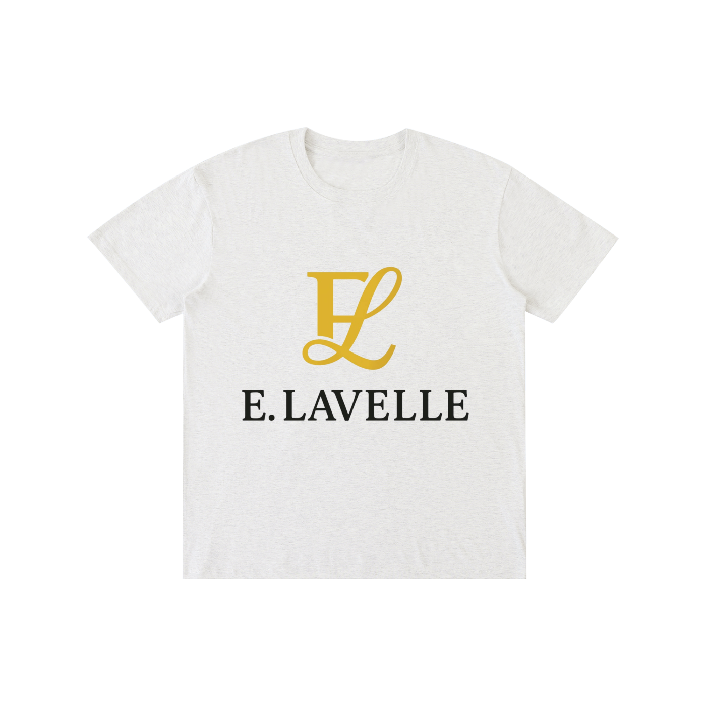 Pure Cotton Unisex T-Shirt Gold Logo