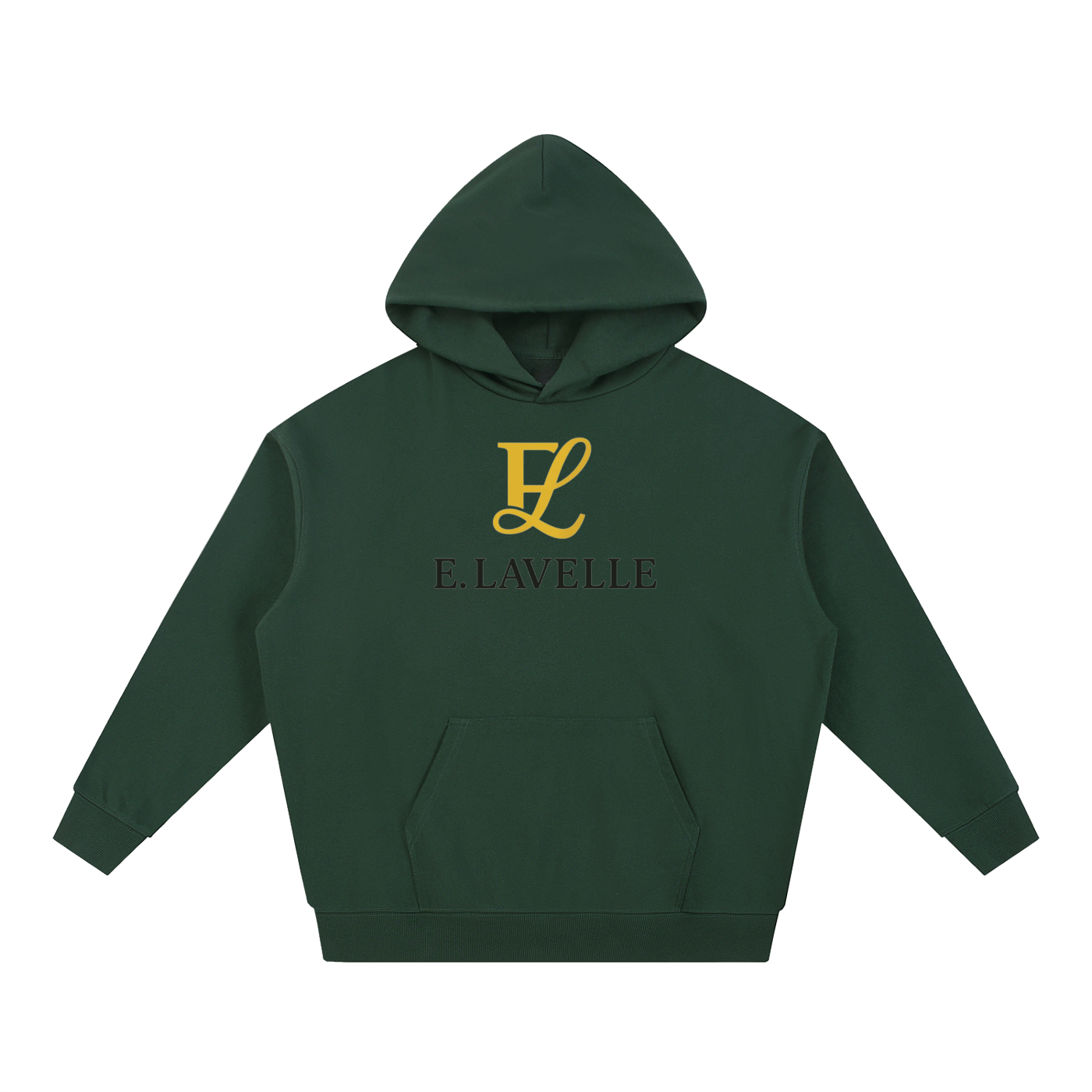 ELavelleEssential Heavyweight Hoodie Gold Logo