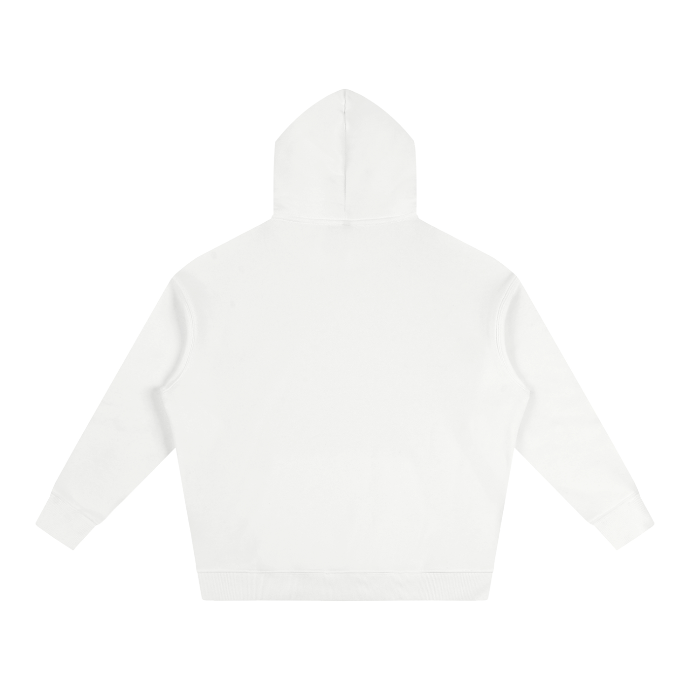 Oversize Fleeced Hoodie Red Logo
