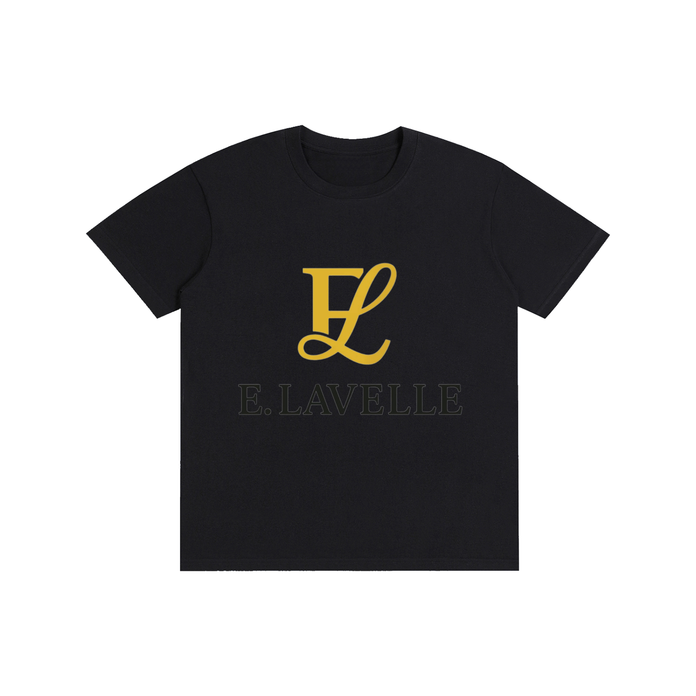 Pure Cotton Unisex T-Shirt Gold Logo