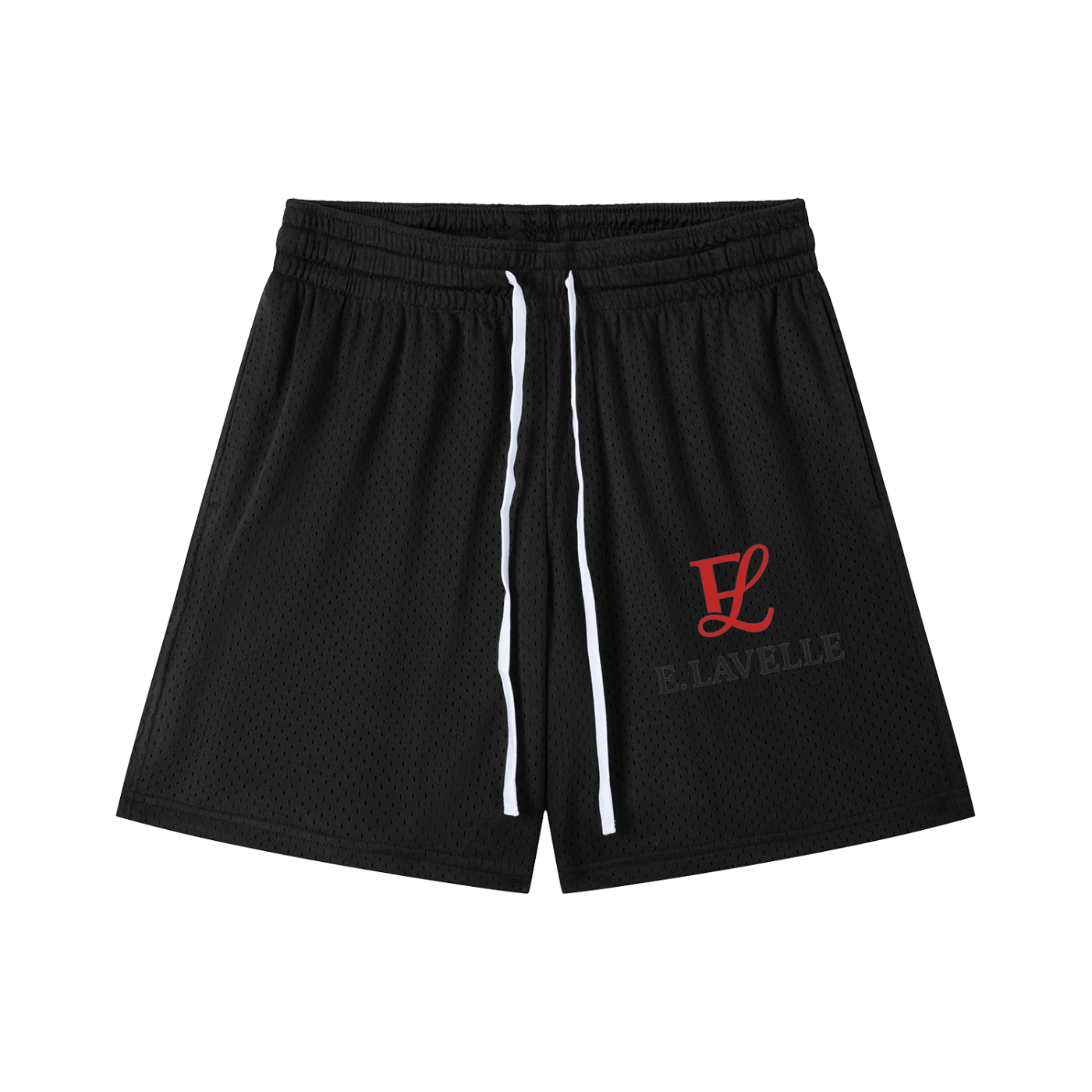 Mesh Drawstring Shorts