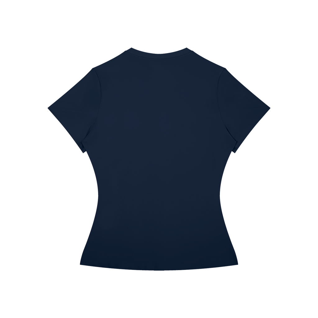 Women’s Slim Fit Performance T-Shirt Red Logo