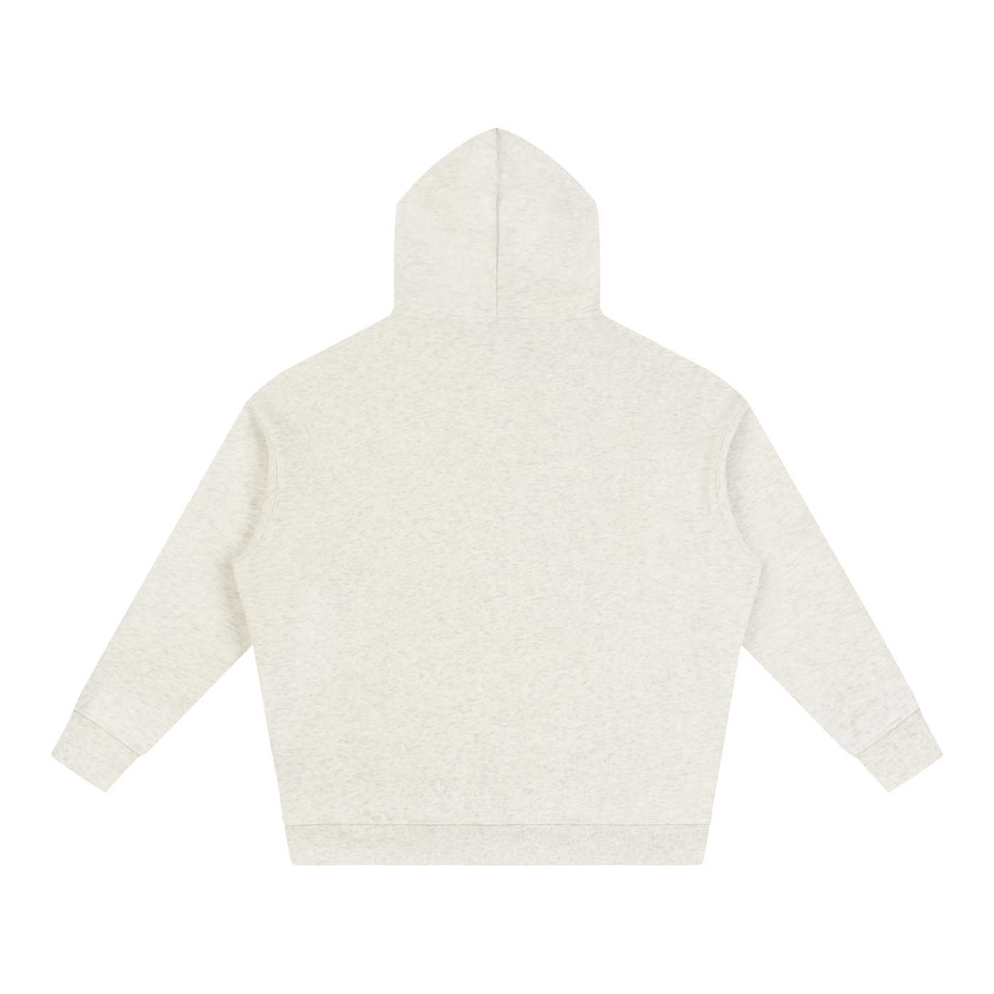 Oversize Fleeced Hoodie Red Logo