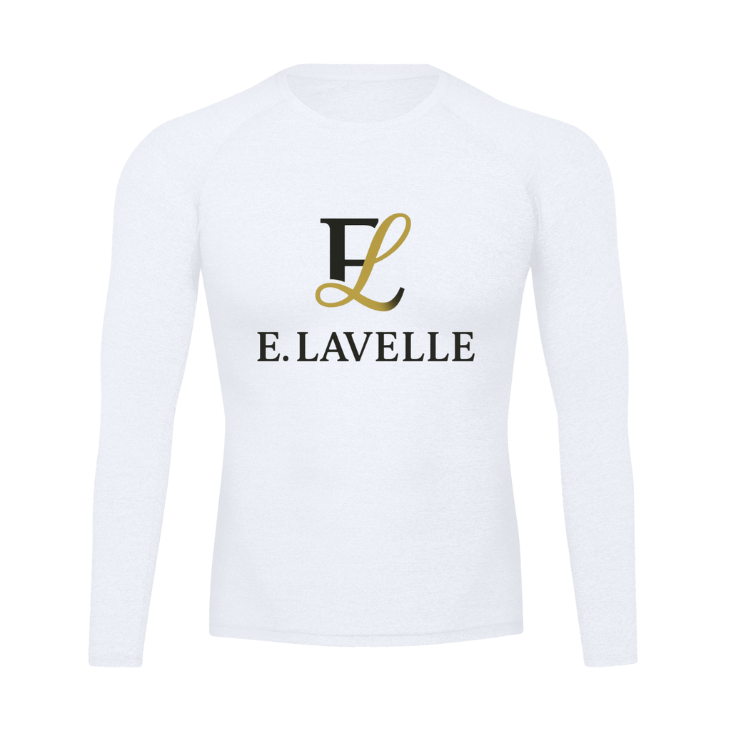 Performance Long Sleeve T-Shirt Blck & Gold Logo