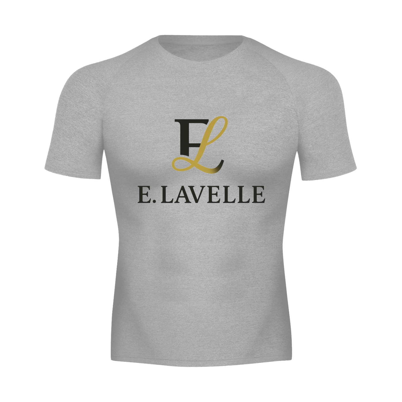 Performance Short Sleeve T-Shirt Black & Gold Logo