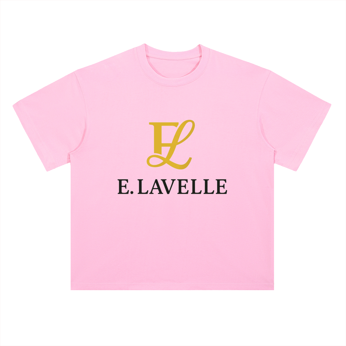 Heavyweight Drop Shoulder Cotton T-Shirt Gold