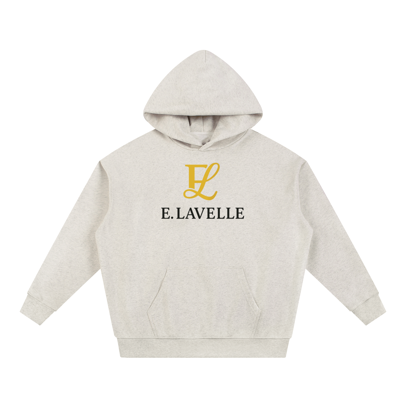 ELavelleEssential Heavyweight Hoodie Gold Logo