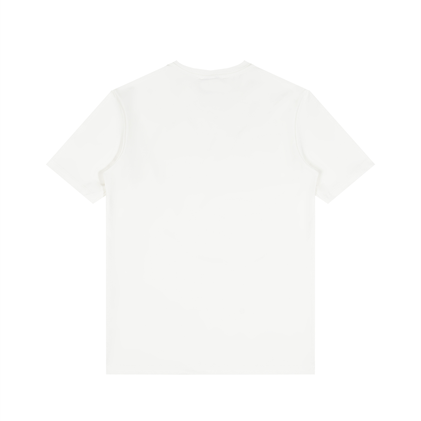 Men's Solid V-Neck T-Shirt Gold Logo
