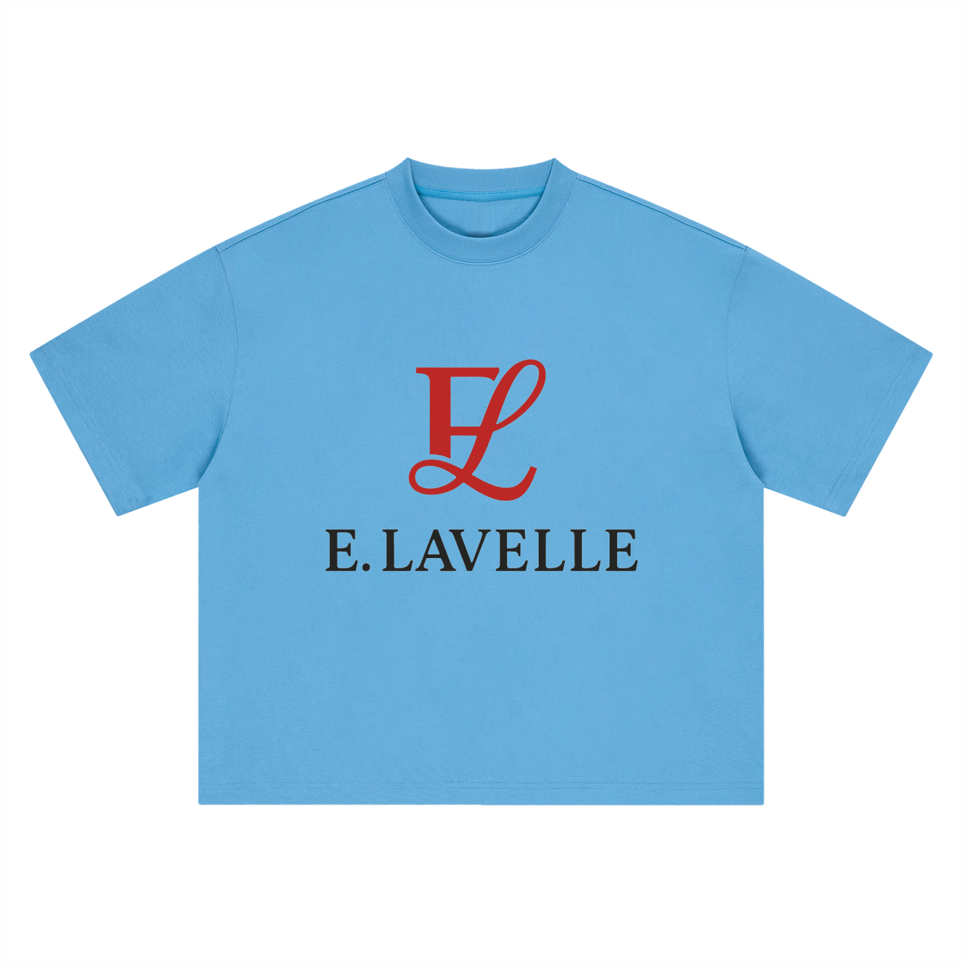 Boxy Oversized T-Shirt Red Logo