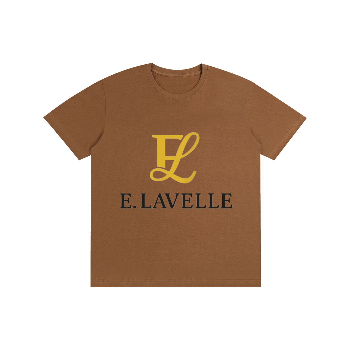 Pure Cotton Unisex T-Shirt Gold Logo