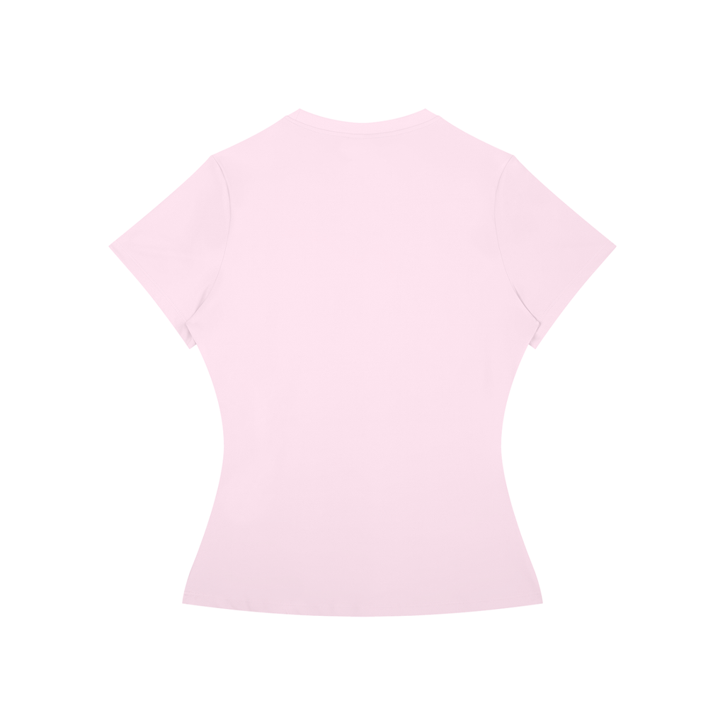 Women’s Slim Fit Performance T-Shirt Gold Logo