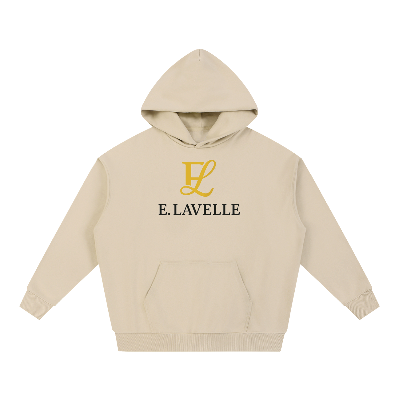 ELavelleEssential Heavyweight Hoodie Gold Logo