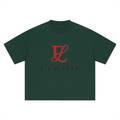 Boxy Oversized T-Shirt Red Logo