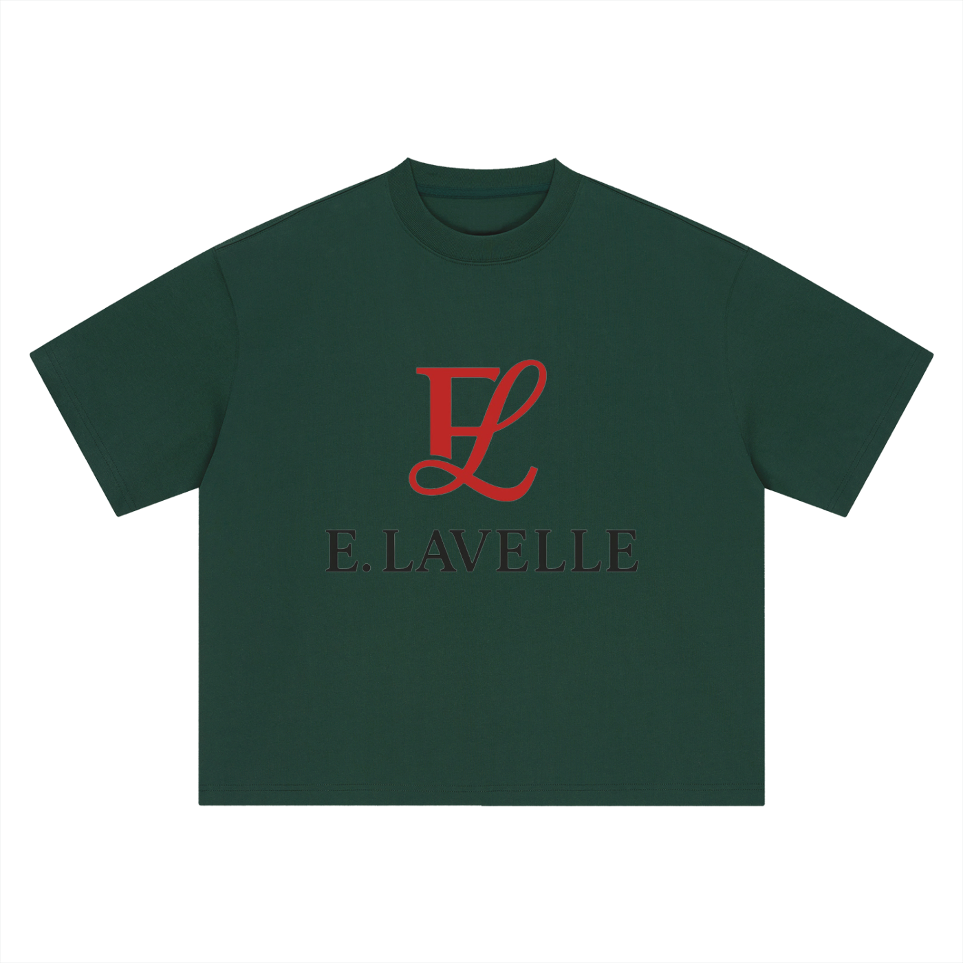 Boxy Oversized T-Shirt Red Logo