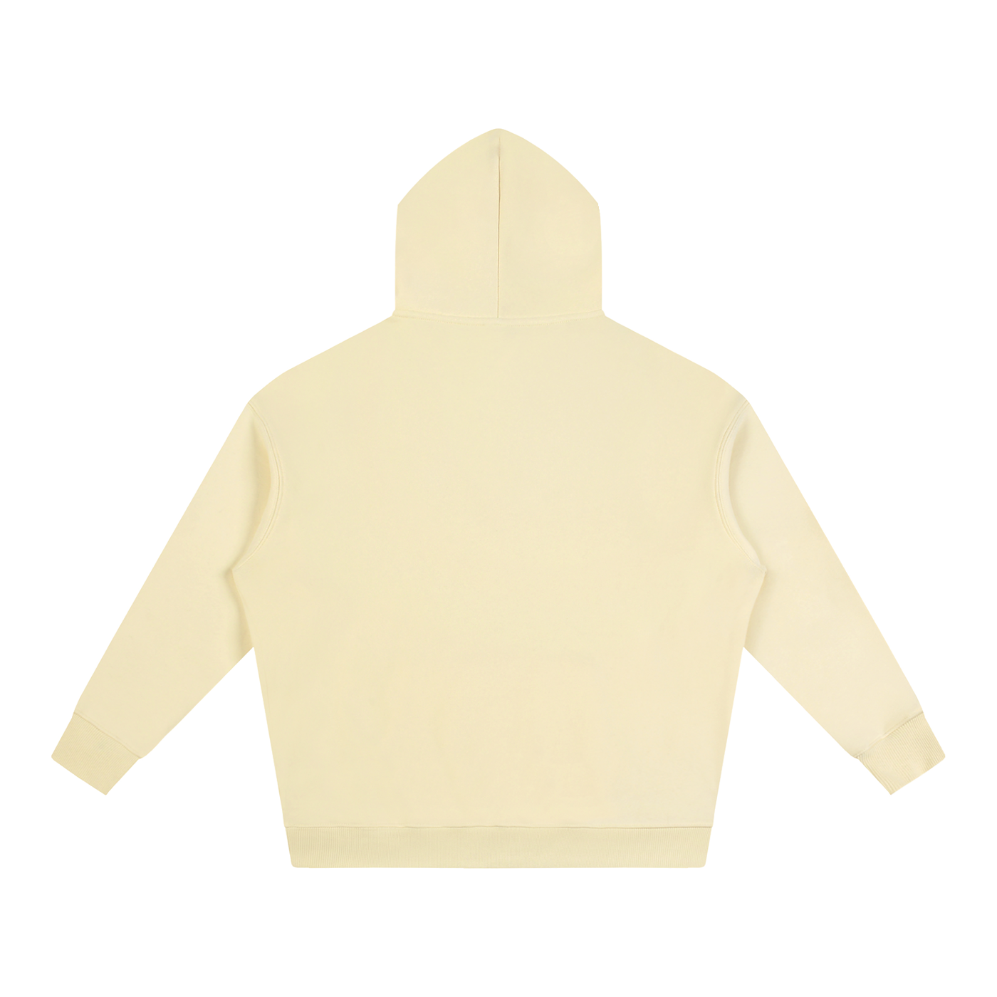 Oversize Fleeced Hoodie Red Logo